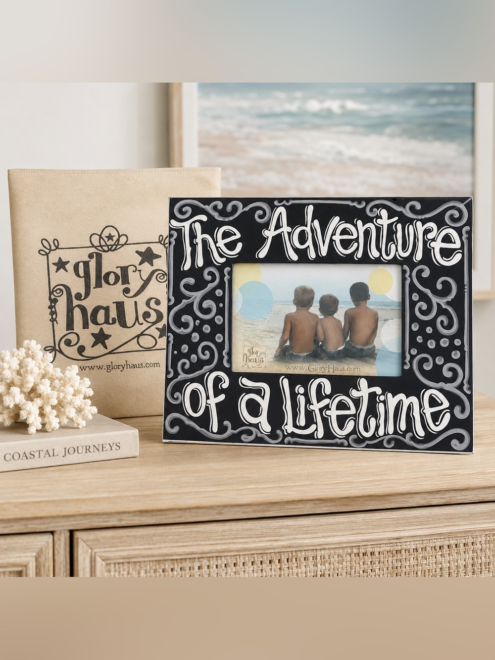 Glory Haus 'The Adventure of a Lifetime' Black Decorative Picture Frame